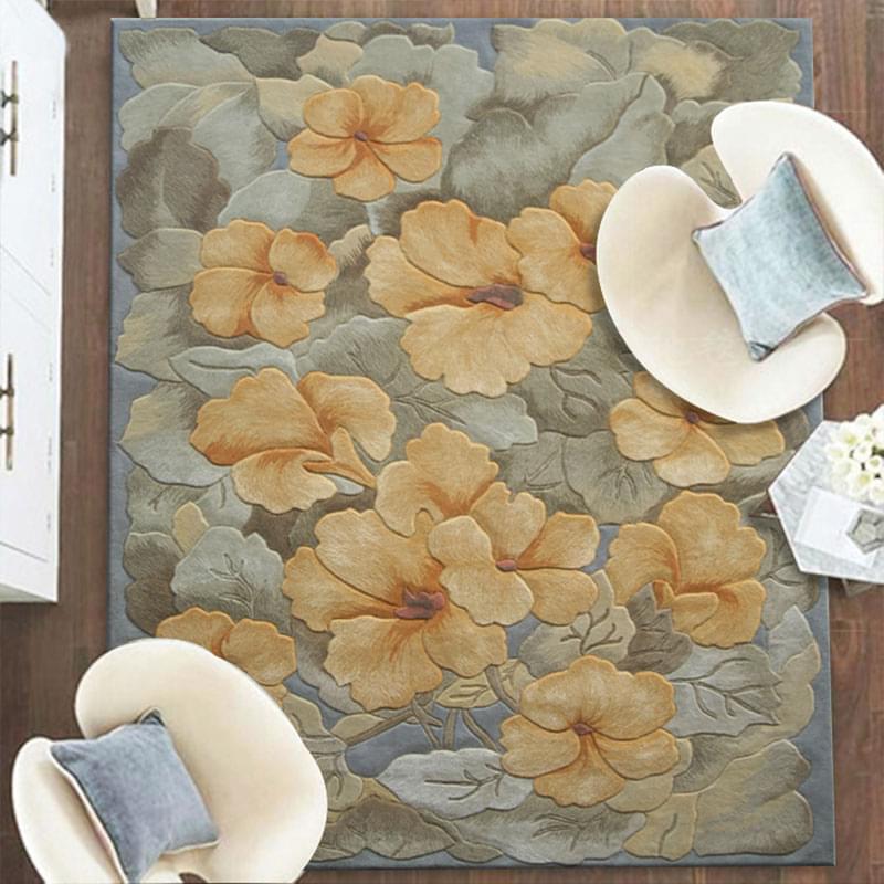 سجاجيد الورود الصفراء - شجنكو