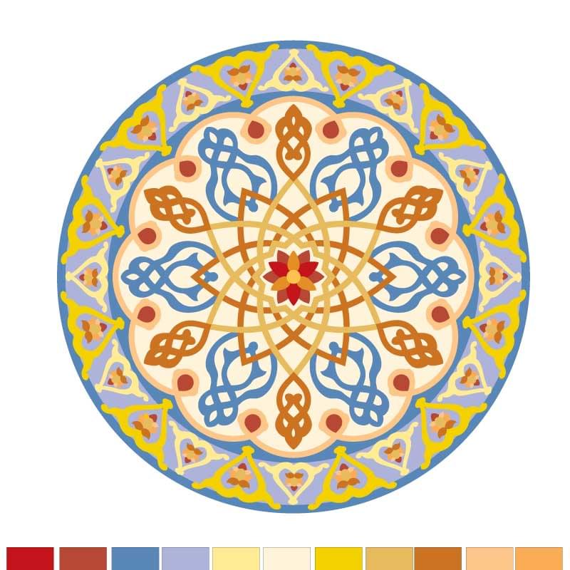 سجاد دائري فاخر